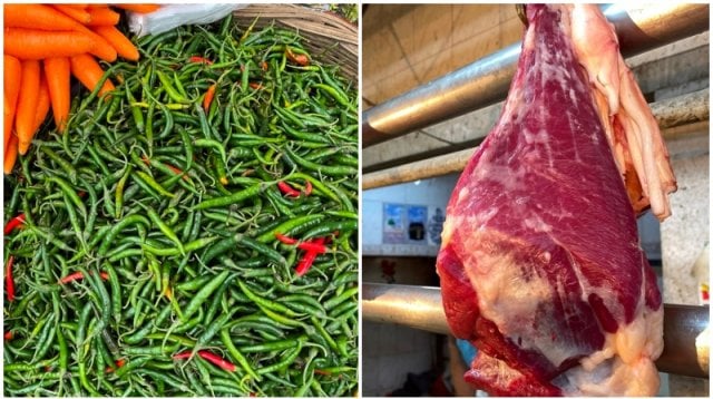 সবজির দাম কমলেও মাংস কাঁচামরিচের দাম বেশি