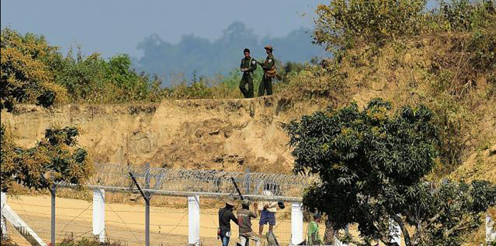 মিয়ানমার থেকে ছোড়া গুলিতে ২ বাংলাদেশি আহত