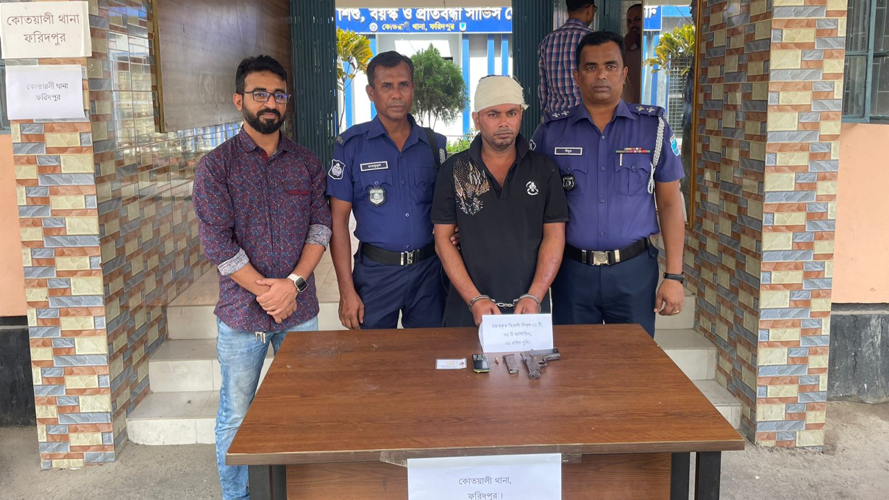 বিদেশি পিস্তলসহ যুবক আটক