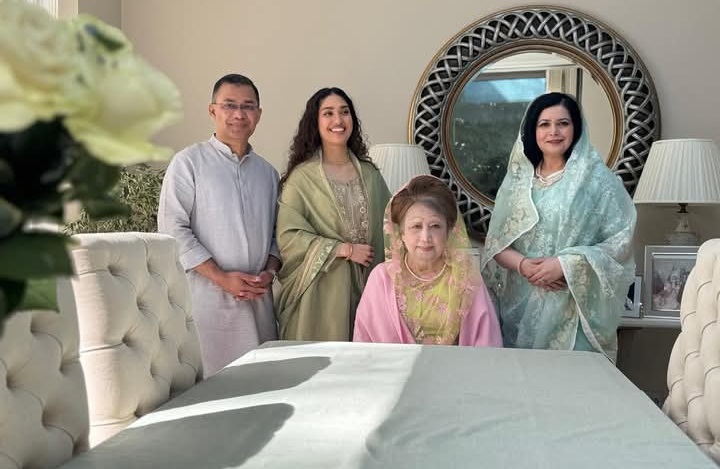 ৮ বছর পর পরিবারের সঙ্গে খালেদা জিয়ার ঈদ উদযাপন