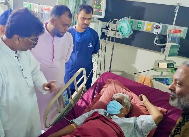 বিএনপির ভাইস চেয়ারম্যান বরকত উল্লাহ বুলু সিসিইউতে