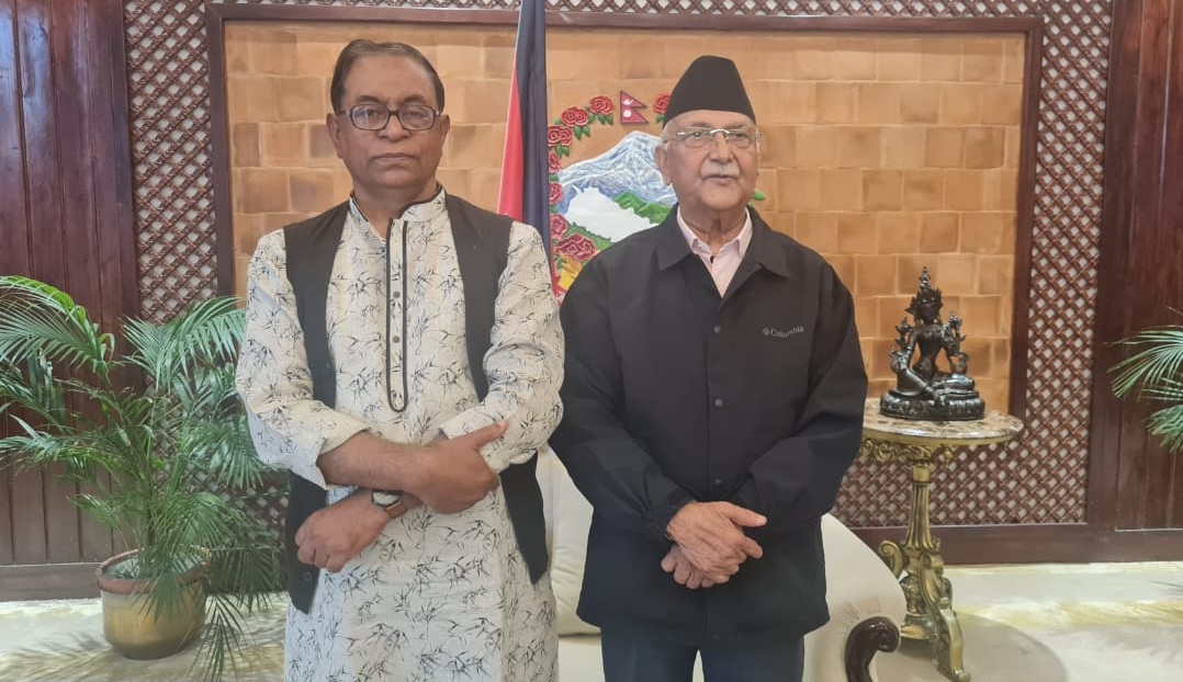 ওয়ার্কার্স পার্টির সম্পাদকের সঙ্গে নেপালের প্রধানমন্ত্রীর বৈঠক
