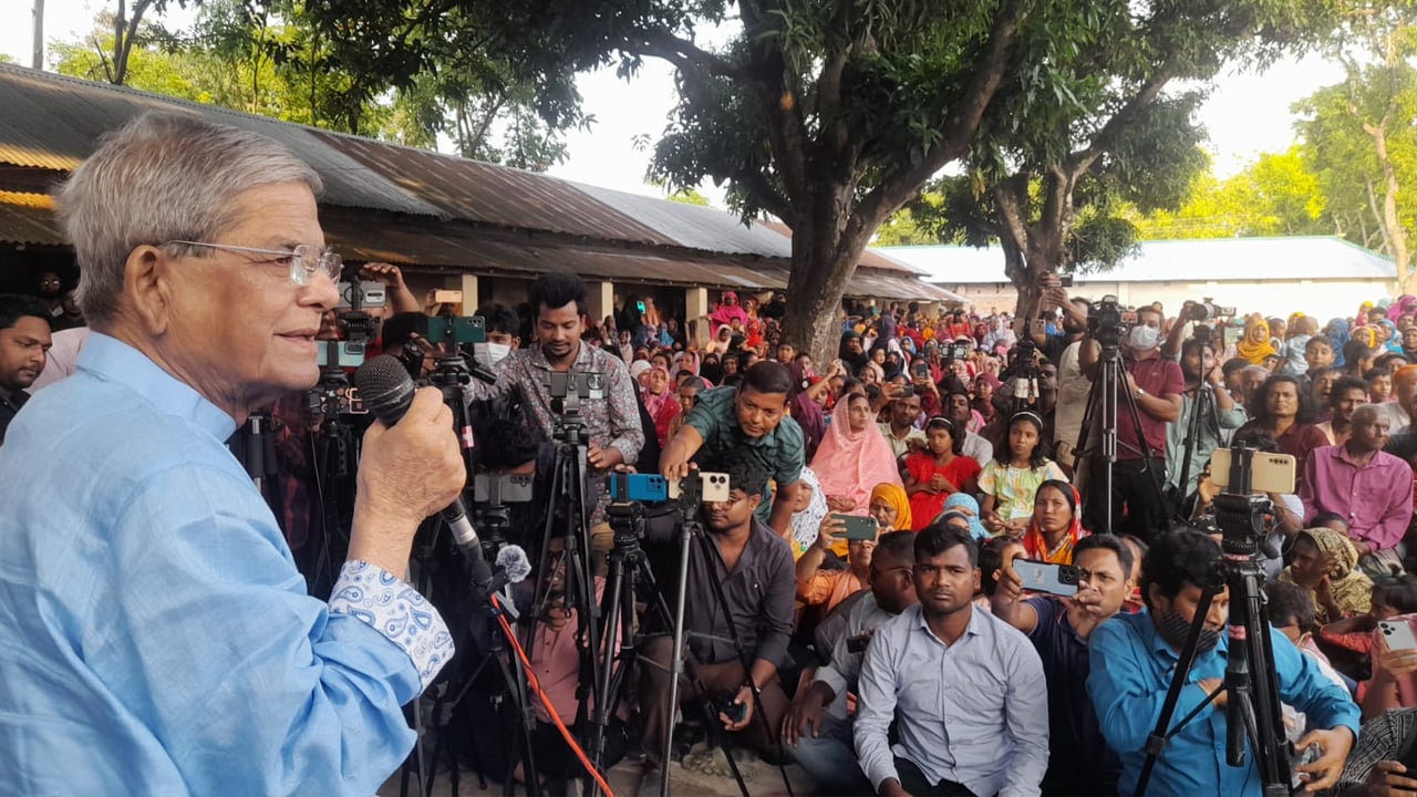 বিএনপি ক্ষমতায় থাকলে হিন্দুরা নিরাপদে থাকে: মির্জা ফখরুল