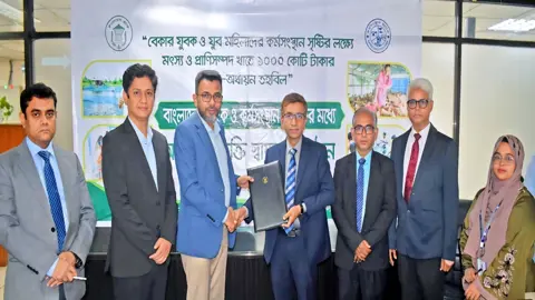 বেকার যুবদের কর্মসংস্থানে বাংলাদেশ ব্যাংক ও কর্মসংস্থান ব্যাংকের চুক্তি