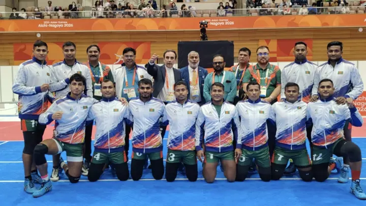 কাবাডি ও ক্রিকেটে পদক জয়ের দিন আজ