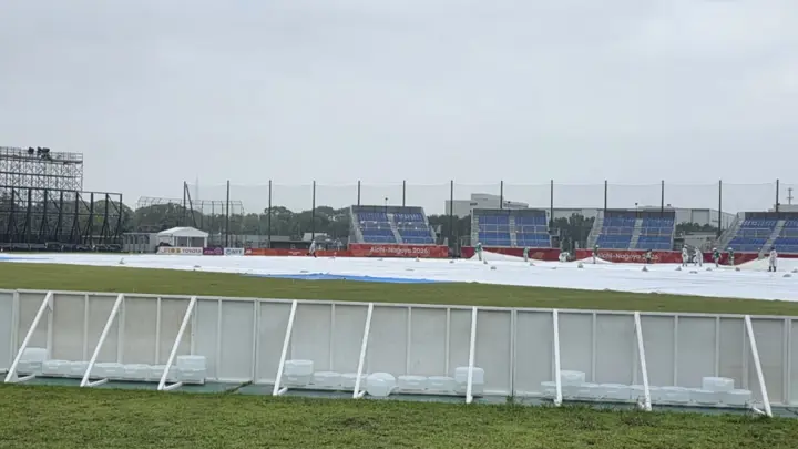 নাগোয়ায় বৃষ্টিতে আটকে ক্রিকেট আনন্দ!
