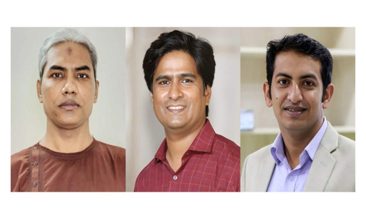 সভাপতি কালাম, সম্পাদক রহিম শেখ ও সাংগঠনিক সম্পাদক সেলিম