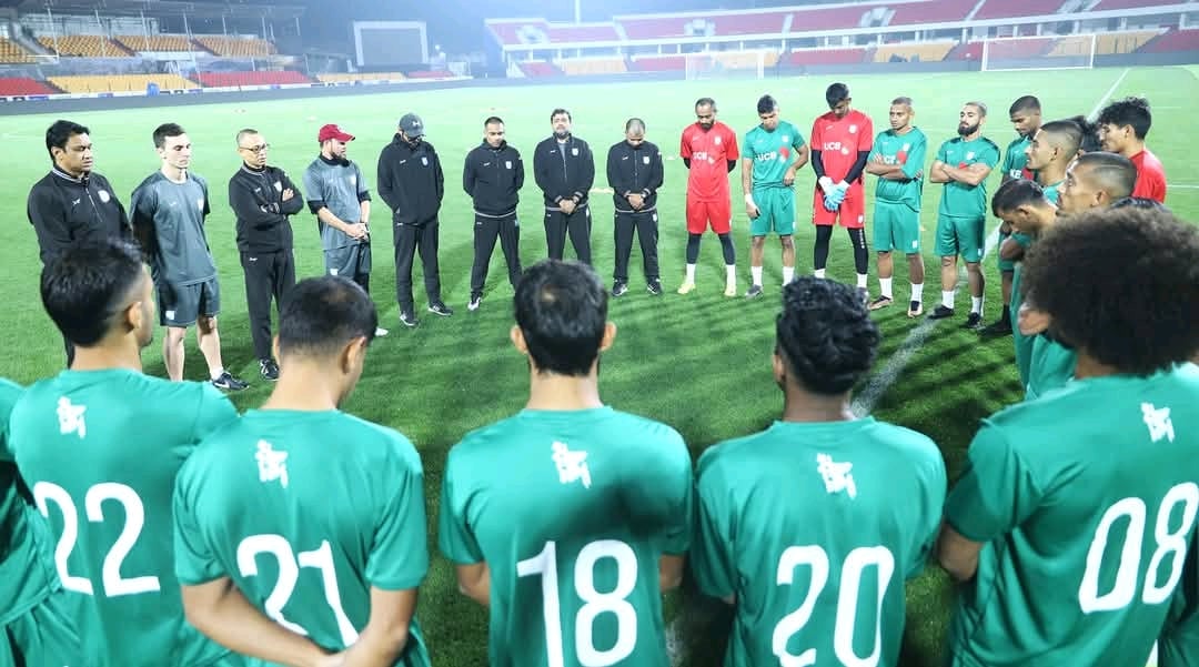 তামিমের জন্য ফুটবল দলের দোয়া প্রার্থনা
