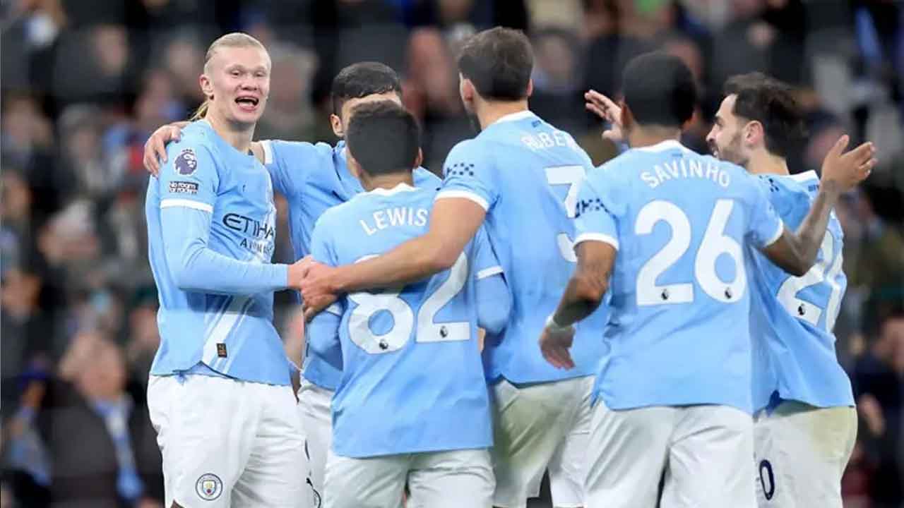 হালান্ডের কীর্তির দিনে চূড়ায় ম্যানসিটি