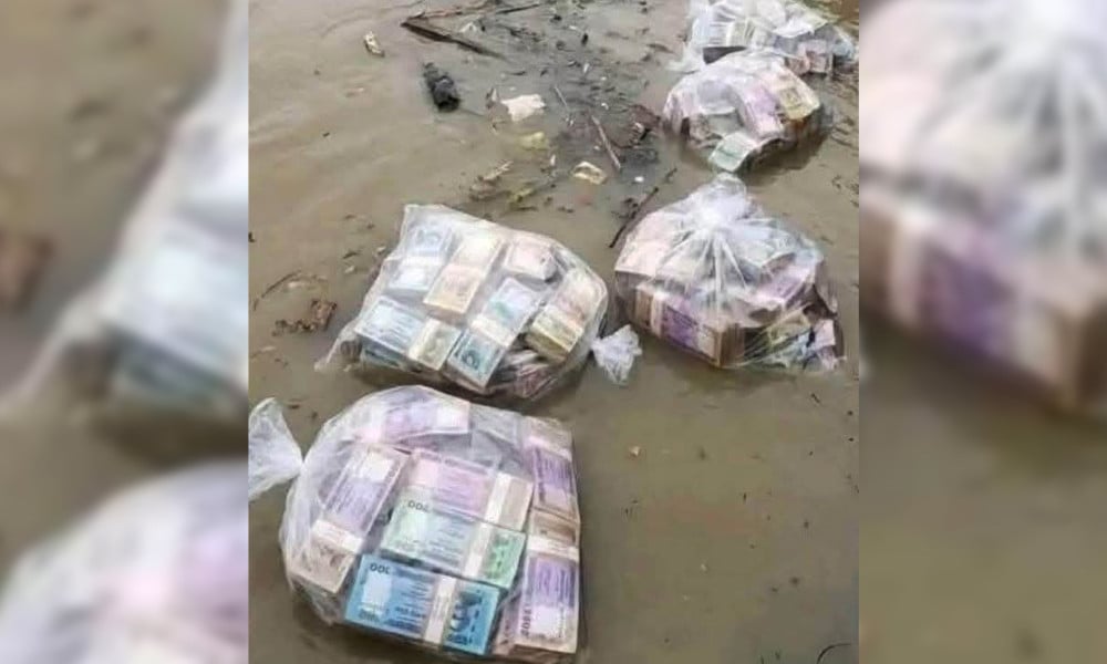 নদীতে ‘টাকার বস্তা ভাসছে’, যা জানা গেল