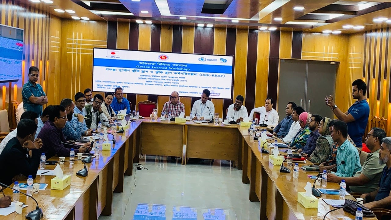 জাপান সরকার ও ডব্লিউএফপির সহায়তায় খুলনায় দুর্যোগ ঝুঁকিহ্রাস কর্মপরিকল্পনা