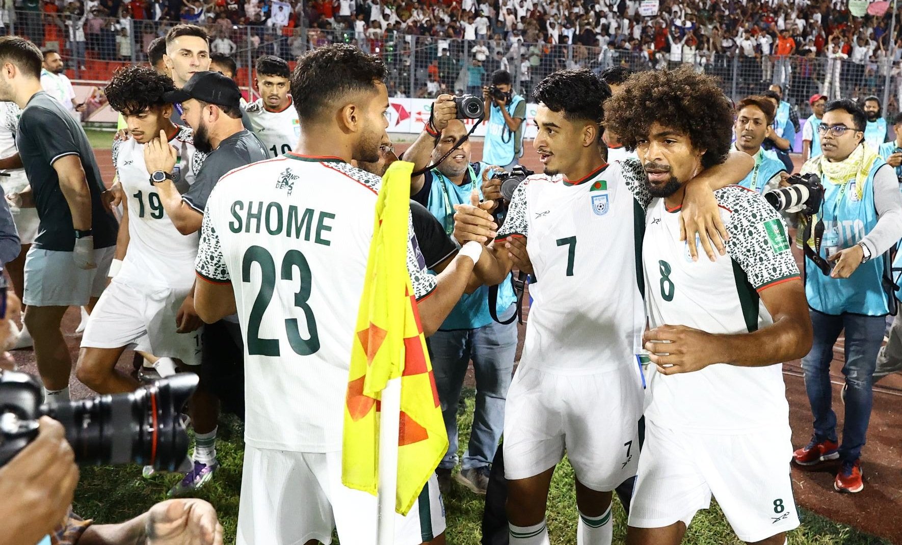 প্রথমার্ধ শেষে বাংলাদেশ ১-০ গোলে এগিয়ে