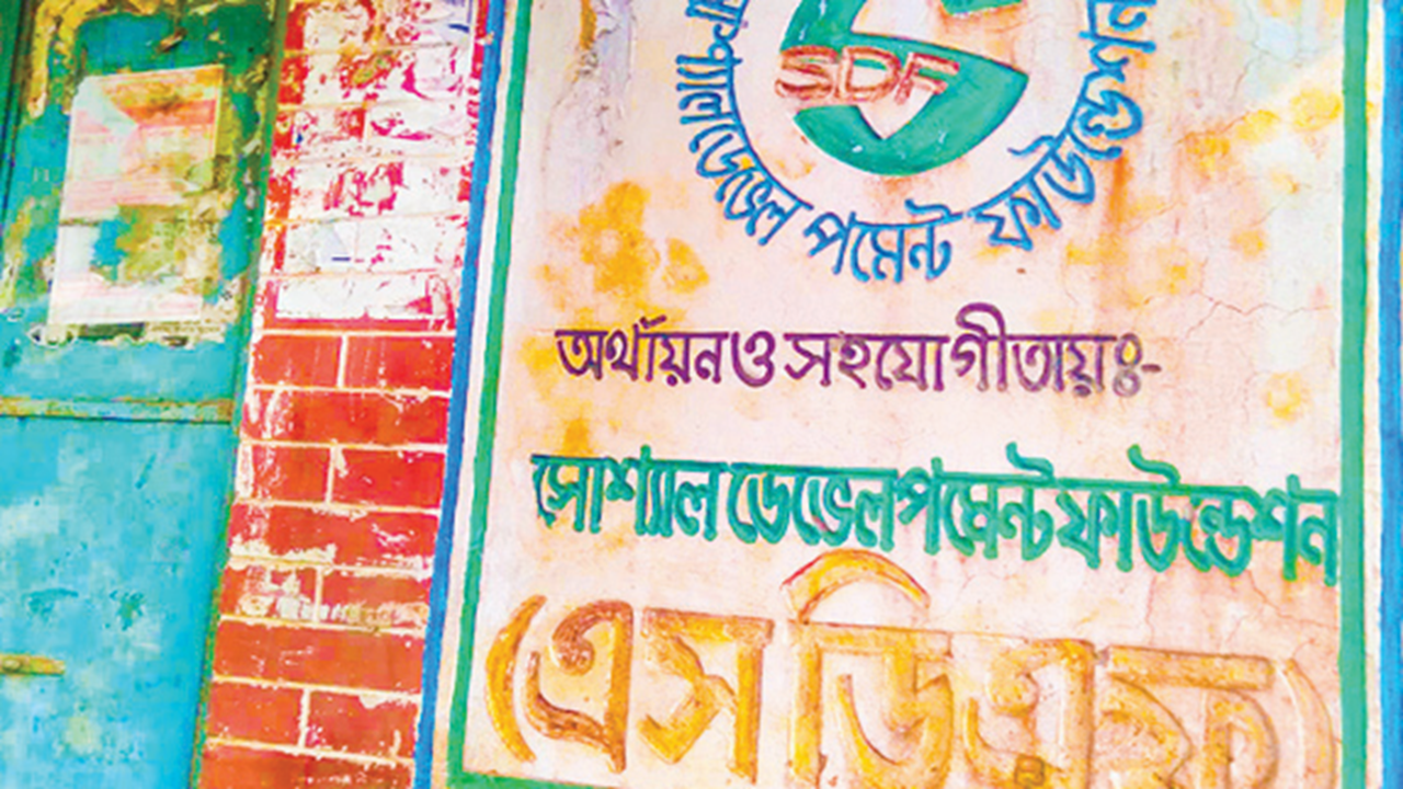 লুটপাটে মুখ থুবড়ে পড়েছে এসডিএফের কার্যক্রম