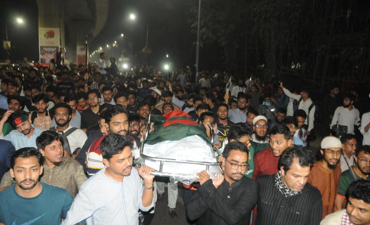 আওয়ামী সন্ত্রাসী হামলায় কাসেমের মৃত্যুতে সারাদেশ উত্তাল