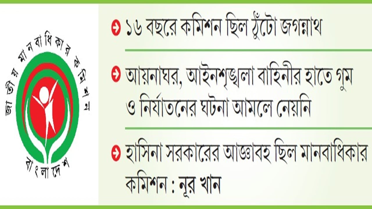 মৃতপ্রায় মানবাধিকার কমিশন পুনরুজ্জীবনে হচ্ছে আইন