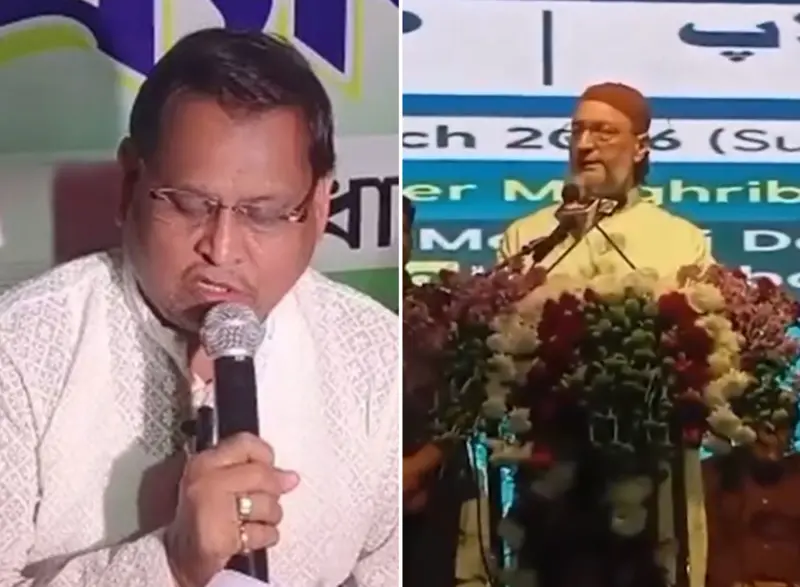 পশ্চিমবঙ্গে হুমায়ুন কবীরের দলের সঙ্গে জোটে ওয়াইসির পার্টি