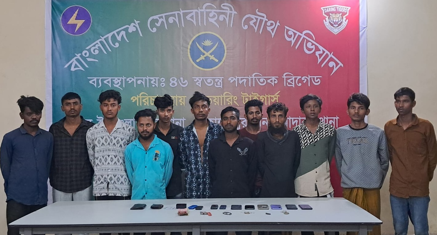 কিশোর গ্যাং কুট্টি গ্রুপের নেতাসহ আটক ৫১