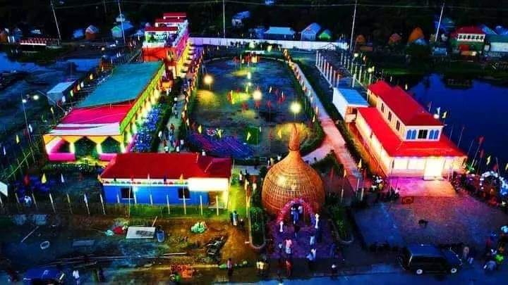 অসামাজিক কাজের অভিযোগে ‘হাওর রিসোর্ট’ ভাঙচুর ও আগুন