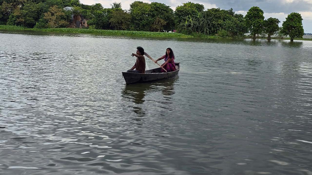 হাওরে জলবায়ু পরিবর্তন নিয়ে শর্টফিল্ম 'নাওবিবি'