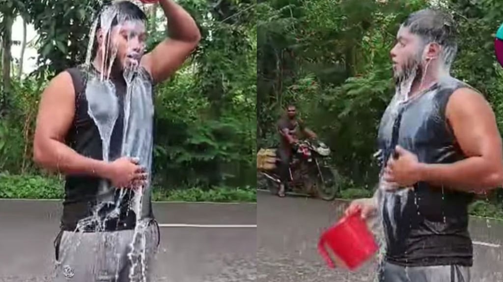 দুধ দিয়ে গোসল করে দল ছাড়লেন জামায়াত কর্মী