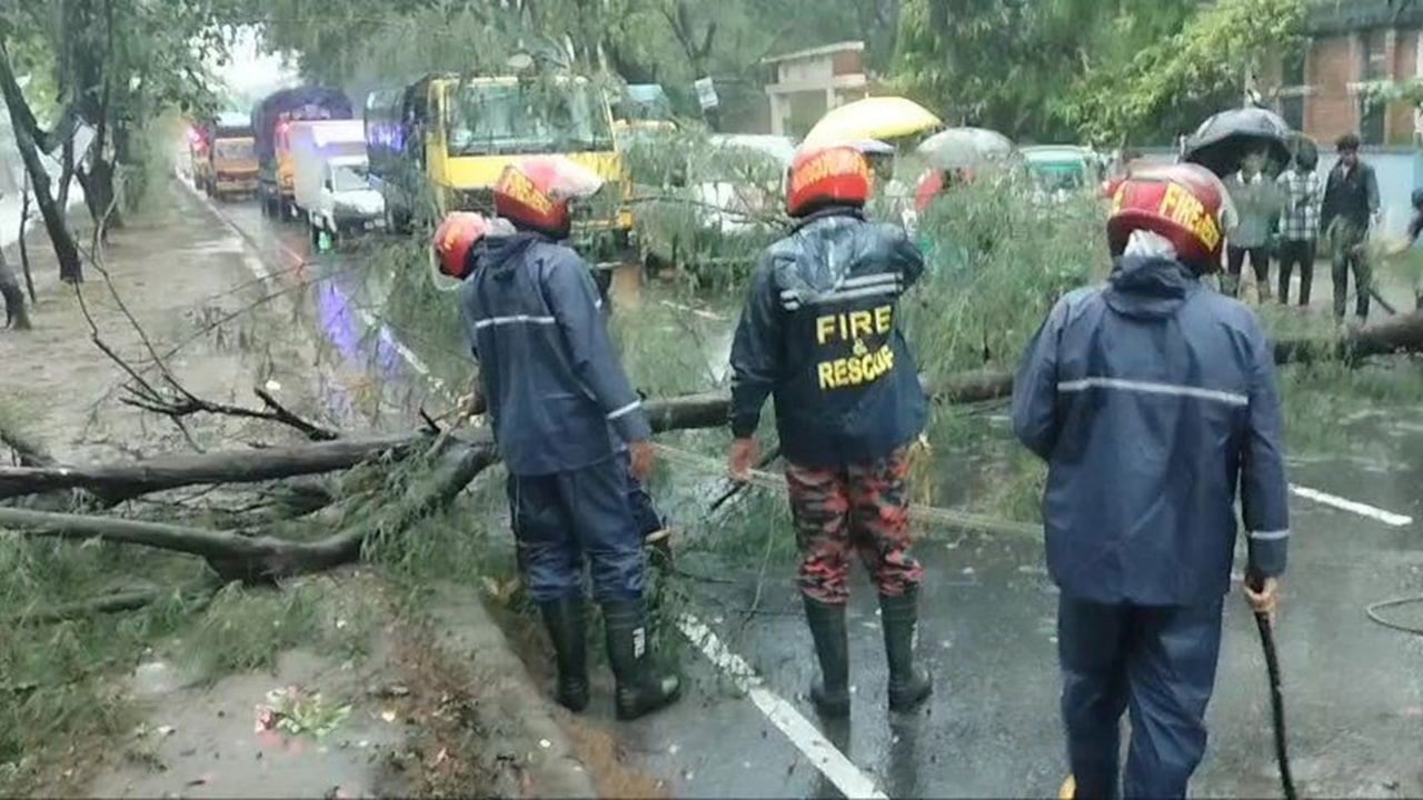কালবৈশাখীর তাণ্ডবে সীতাকুণ্ডে মহাসড়ক অচল, ঘণ্টাব্যাপী যানজটে ভোগান্তি