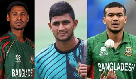 মোস্তাফিজ-তাসকিন-নাহিদ বিশ্রামে