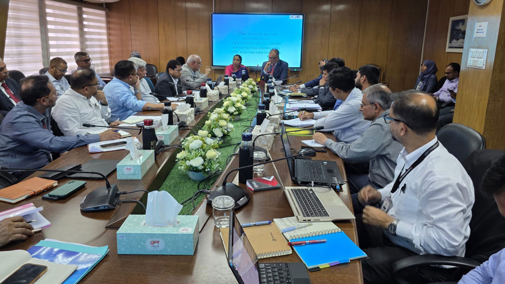 বেসরকারি এয়ারলাইন্স খাতের উন্নয়নে অংশীজনদের সভা