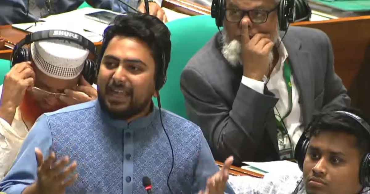 আওয়ামী লীগের বিচার করতে হবে: সংসদে নাহিদ
