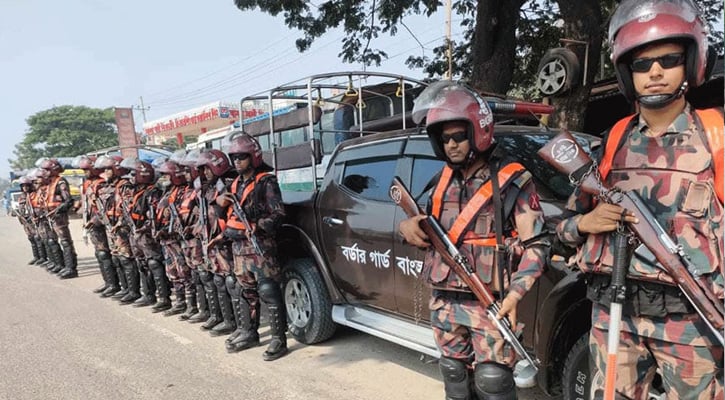 রাজধানীর গুরুত্বপূর্ণ স্থানে বিজিবি মোতায়েন