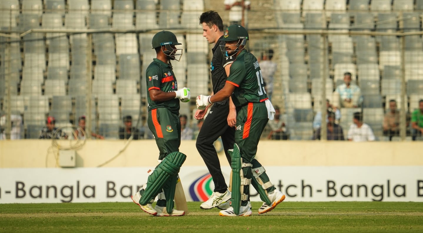 কিউইদের হারিয়ে সিরিজ সমতায় বাংলাদেশ