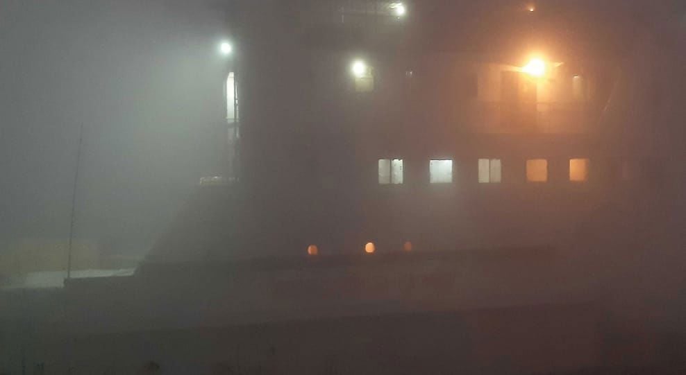 ঘন কুয়াশায় শরীয়তপুর–চাঁদপুর নৌরুটে ফেরি চলাচল বন্ধ