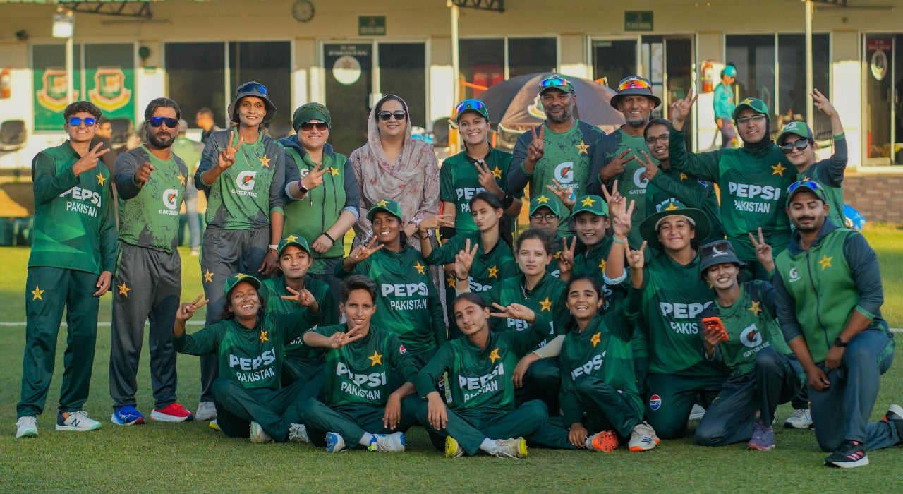 সিরিজ সমতায় পাকিস্তানের মেয়েরা