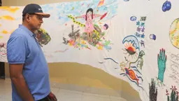 আলিয়ঁস ফ্রঁসেজে চলছে শব্দের বাইরের গল্প নিয়ে দলীয় শিল্প প্রদর্শনী