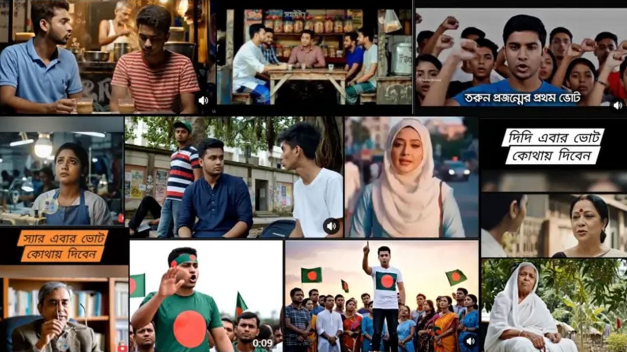 এআই দিয়ে রাজনৈতিক প্রচারণার ভিডিও বানাচ্ছে কারা, শঙ্কা কোথায়?