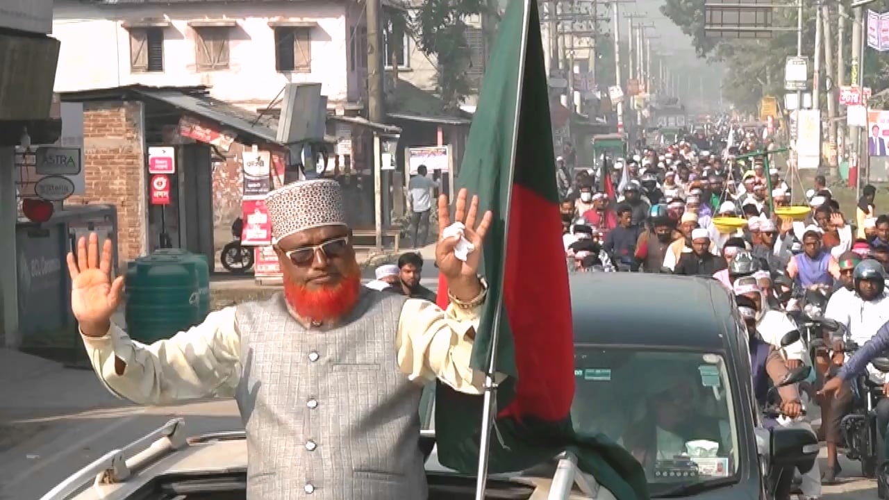 জামায়াত প্রার্থীর ৩ হাজার মোটরসাইকেলের শোডাউন