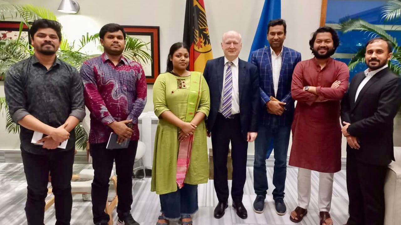 জার্মান রাষ্ট্রদূতের সাথে এনসিপির সাক্ষাৎ
