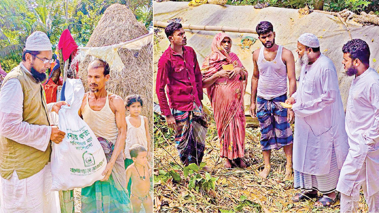 দুর্গত মানুষের সেবায় আলেমসমাজ