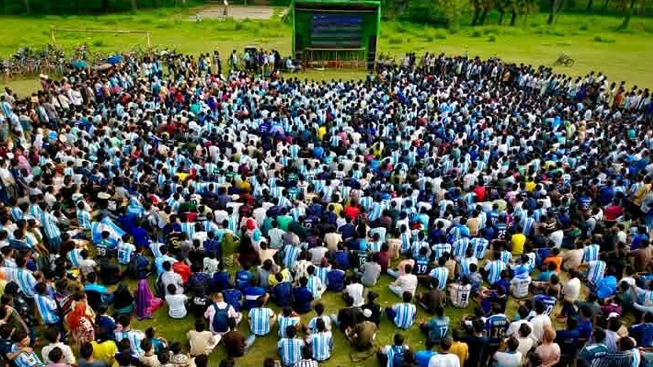 রাবিতে তিন স্থানে জায়ান্ট স্ক্রিনে দেখা যাবে বিশ্বকাপ ফাইনাল