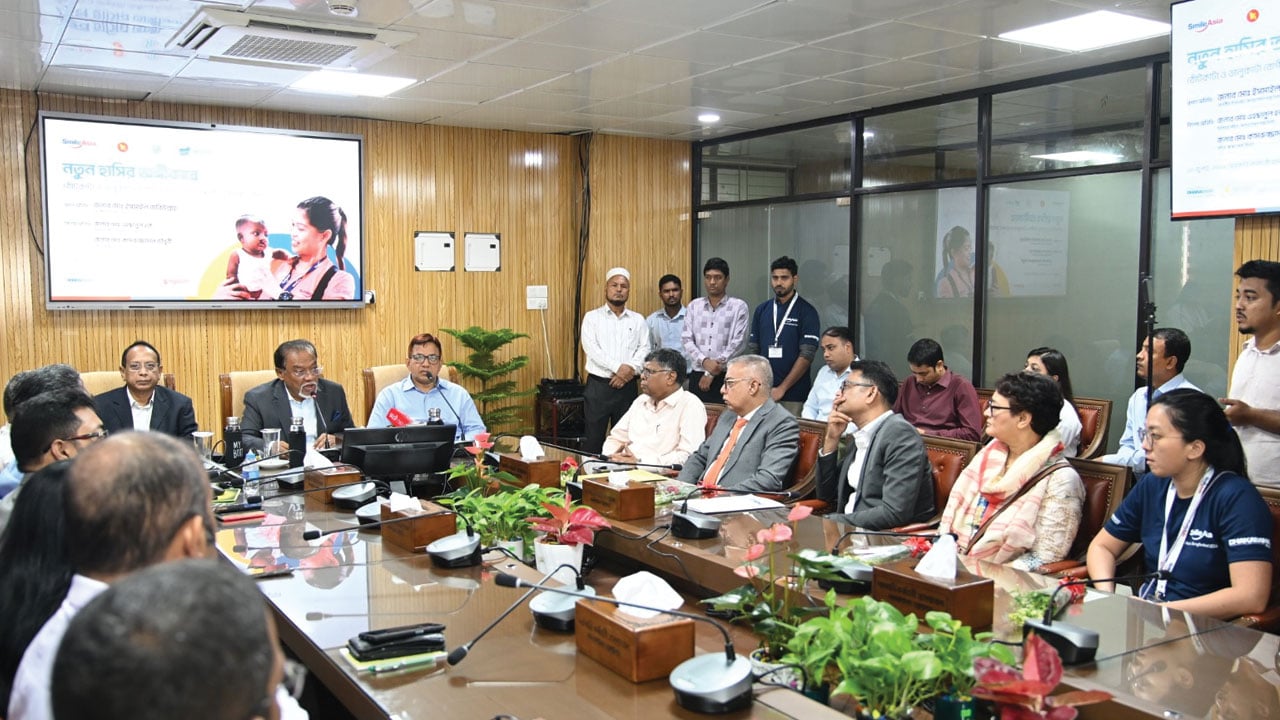 ঠোঁট ও তালুকাটা রোগীদের জন্য ৫ দিনব্যাপী বিনামূল্যে অস্ত্রোপচার