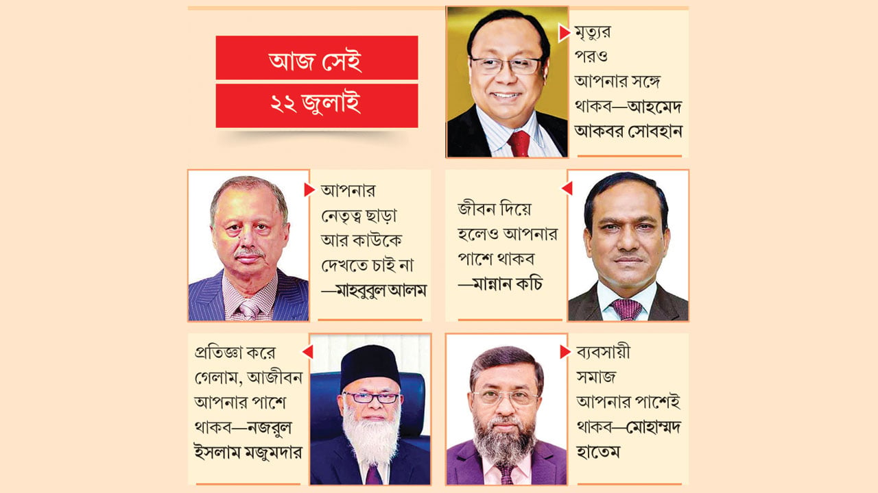 আজীবন হাসিনাকেই ক্ষমতায় দেখার খায়েশ ছিল ব্যবসায়ীদের
