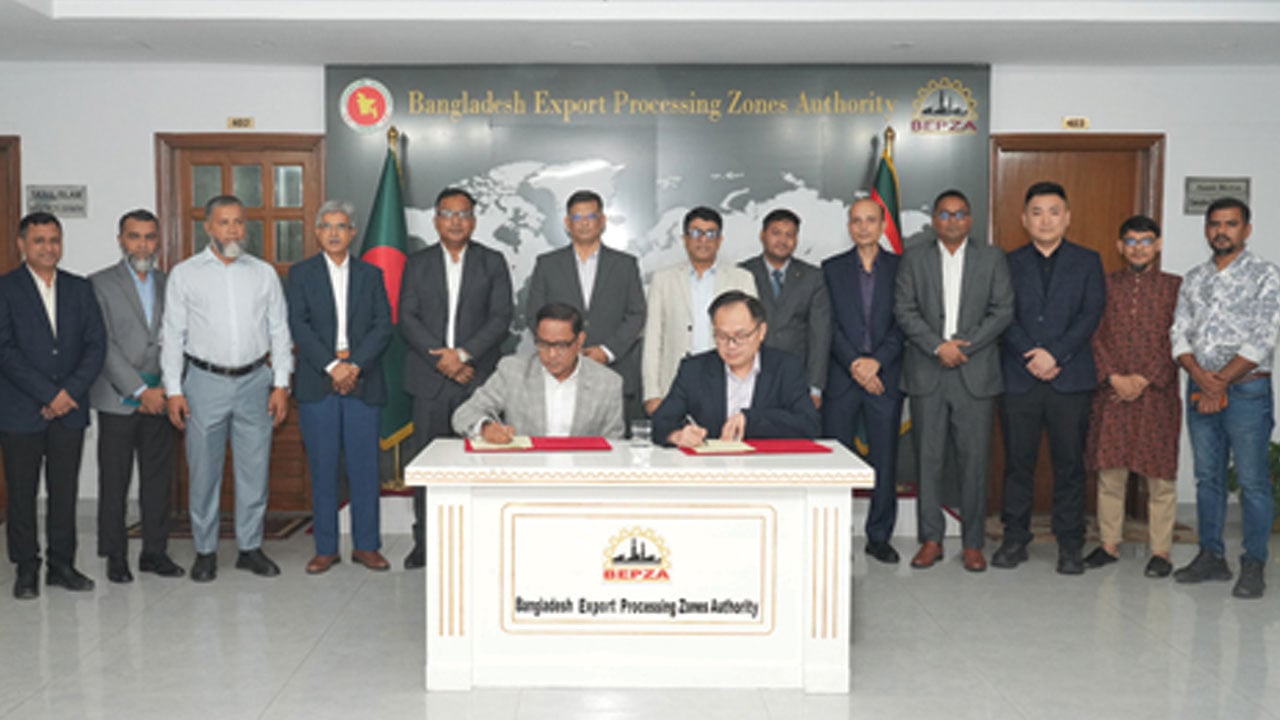 বেপজা অর্থনৈতিক অঞ্চলে বিনিয়োগ করবে চীনা প্রতিষ্ঠান হুয়ারান টেক্স