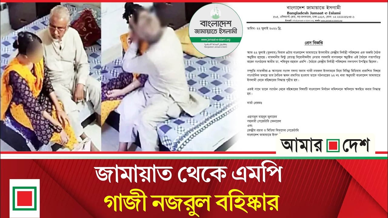জামায়াত এমপির নৈতিক স্খলন প্রমাণিত, এমপি পদও যাবে
