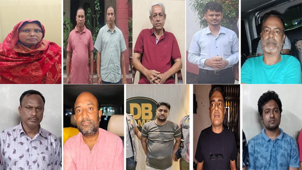 আওয়ামী লীগ ও অঙ্গ সংগঠনের ১১ নেতাকর্মী গ্রেপ্তার