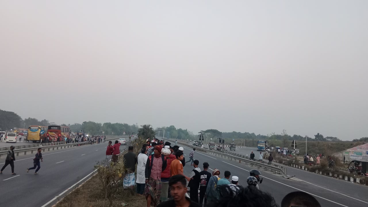 ঢাকা-ভাঙ্গা এক্সপ্রেসওয়েতে বাসের ধাক্কায় নিহত ১