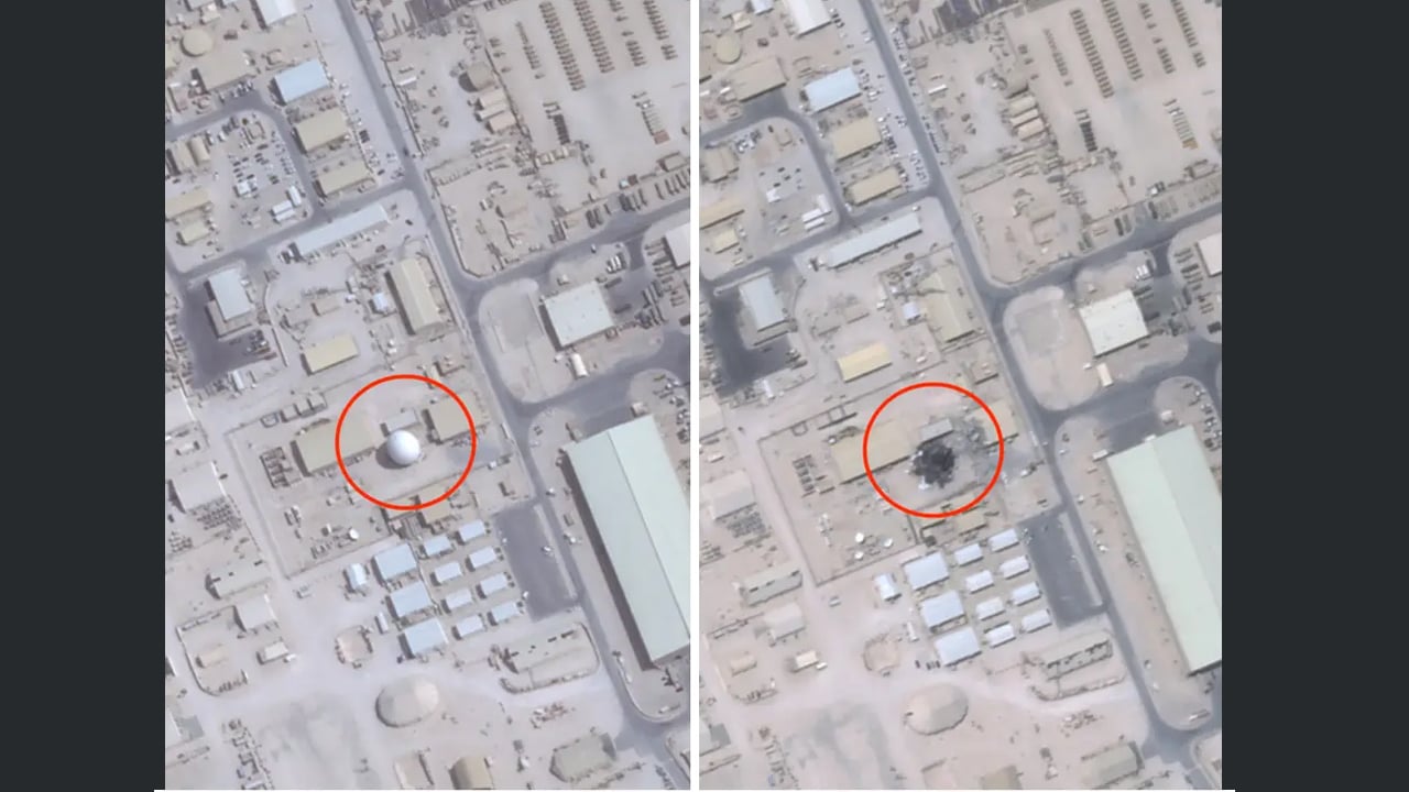 কাতারের আল-উদেইদ বিমানঘাঁটিতে ইরানের হামলা