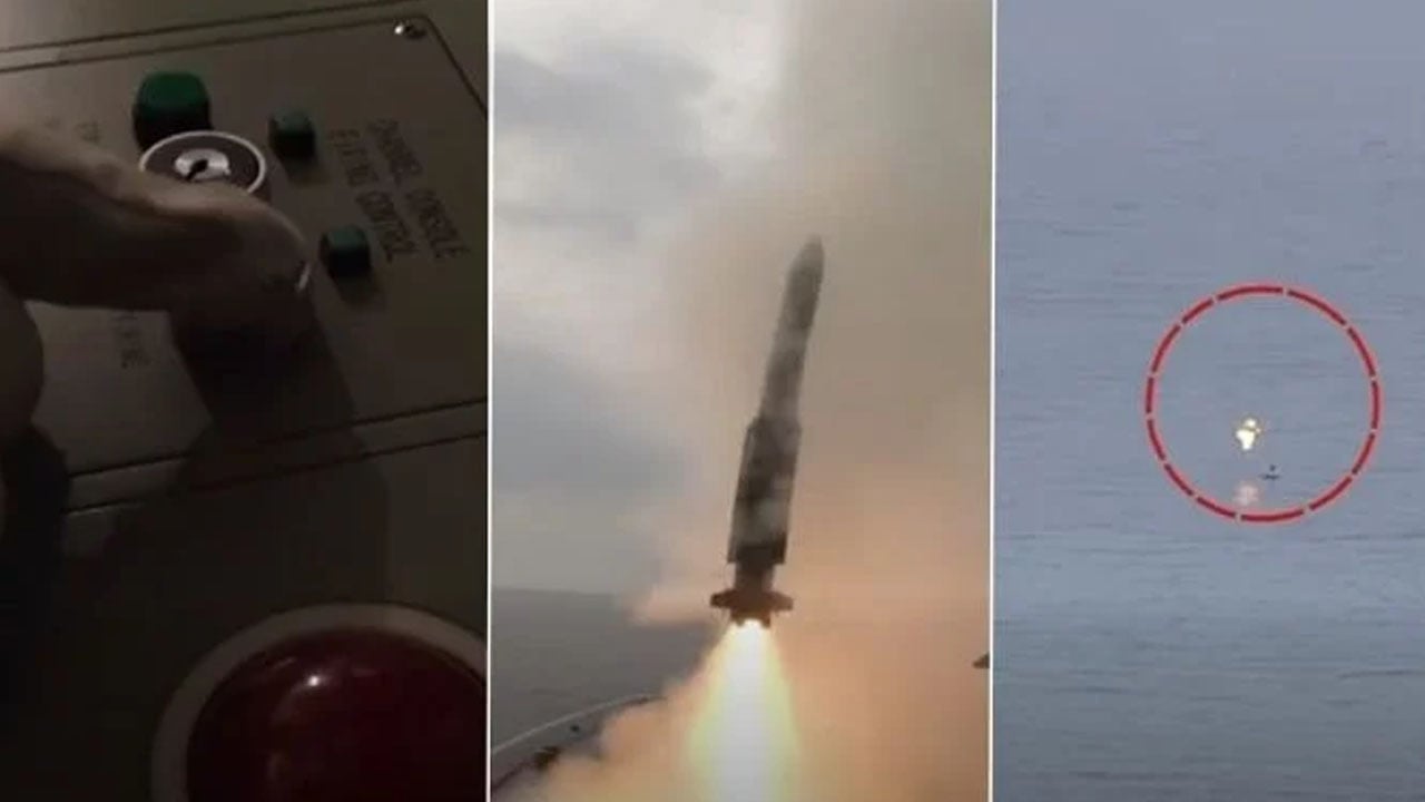 উত্তর আরব সাগরে পাকিস্তান নৌবাহিনীর সফল ক্ষেপণাস্ত্র পরীক্ষা