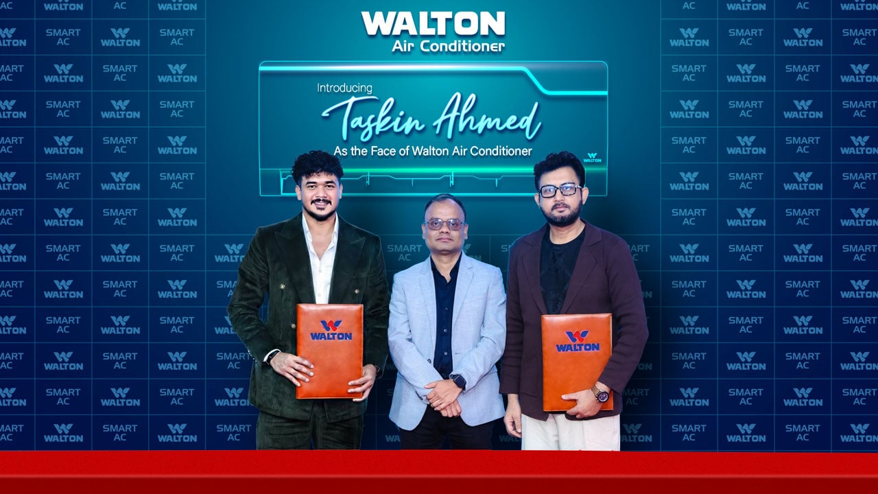 ‘ফেস অব ওয়ালটন এসি’ হলেন ক্রিকেটার তাসকিন আহমেদ