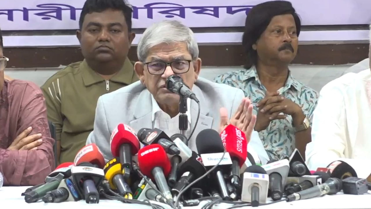 পিআর পদ্ধতি নিয়ে কিছু রাজনৈতিক দল হুমকি দিচ্ছে: মির্জা ফখরুল