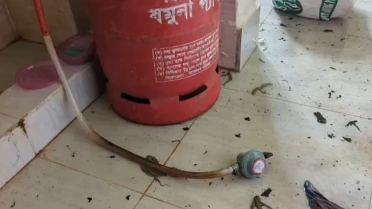 গ্যাসসিলিন্ডার বিস্ফোরণে নিহত নবজাতক, দগ্ধ মা-বাবা