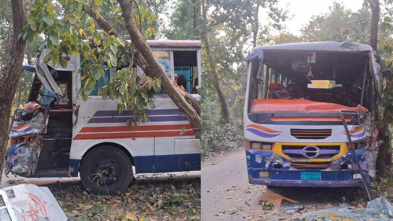 শ্রীপুরে মেডিকেল শিক্ষার্থীদের বাস দুর্ঘটনায় আহত ১০